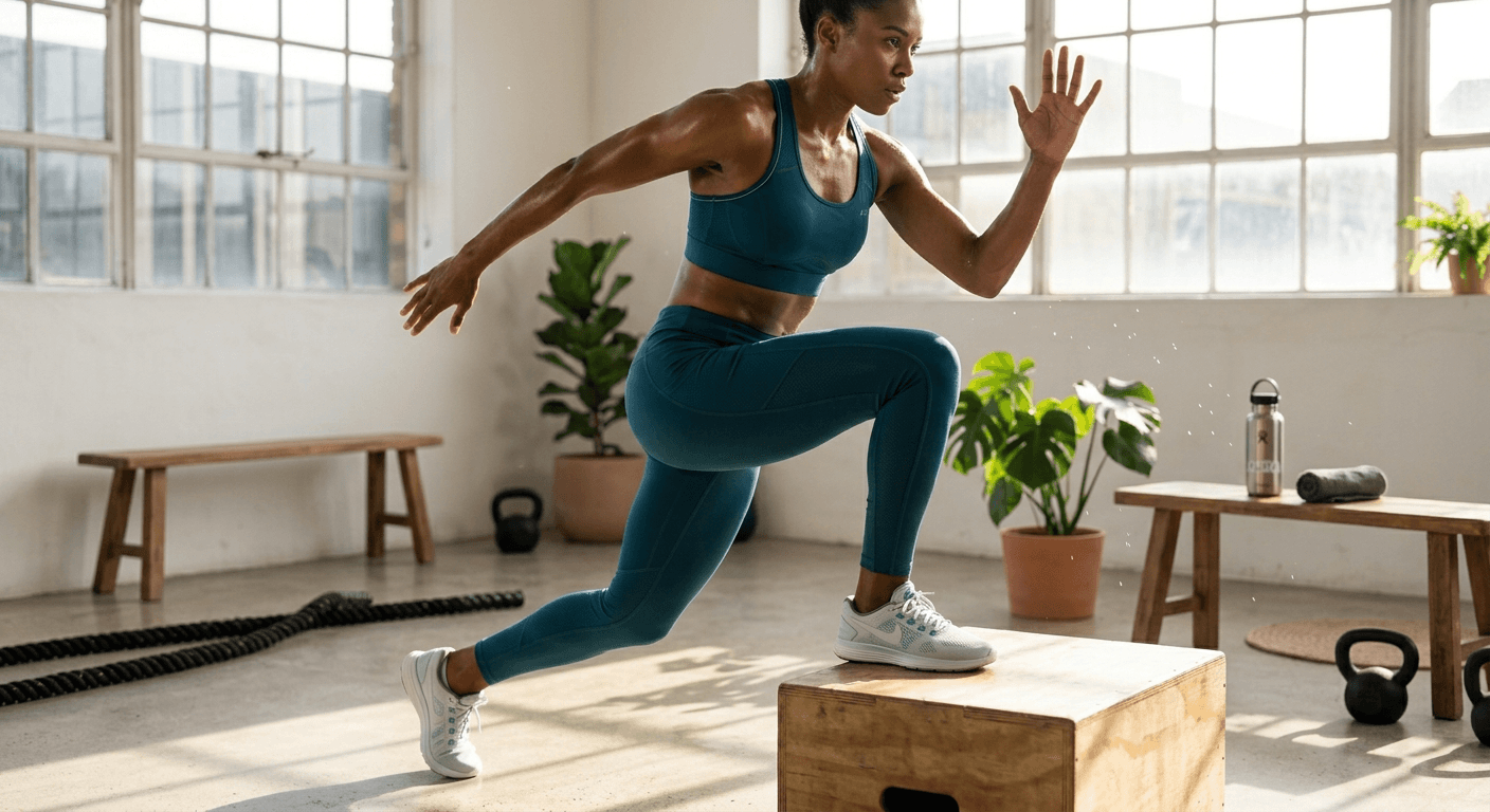 AI Rendered Show activewear and sportswear on fit, athletic models. Action poses and workout settings included.