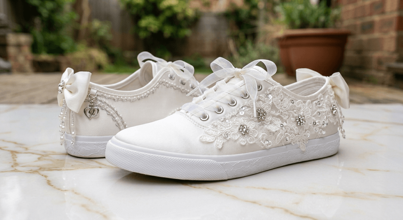 AI Rendered Design a unique bridal style shoes with AI.