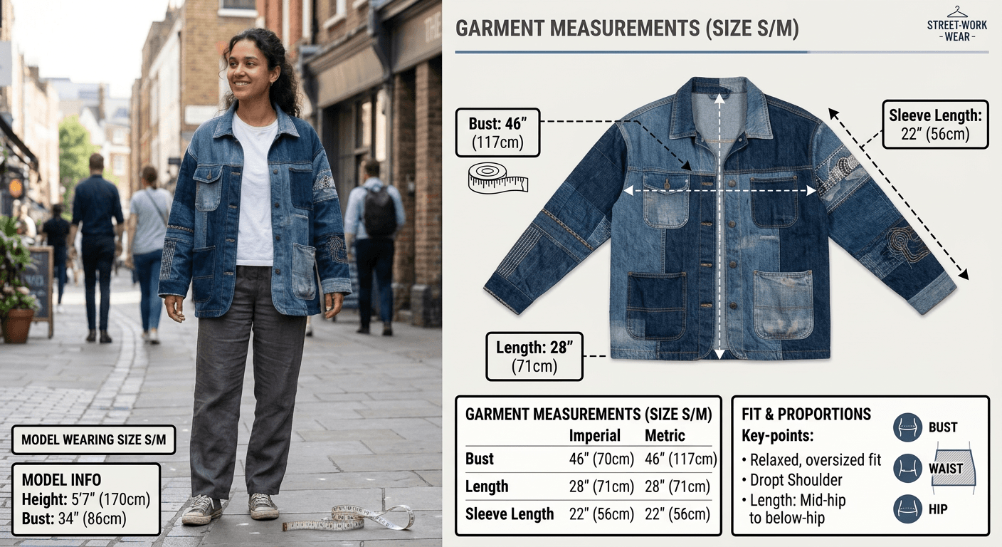 AI Rendered Create clear, professional size guide images for your product listings. Reduce returns by showing accurate fit.
