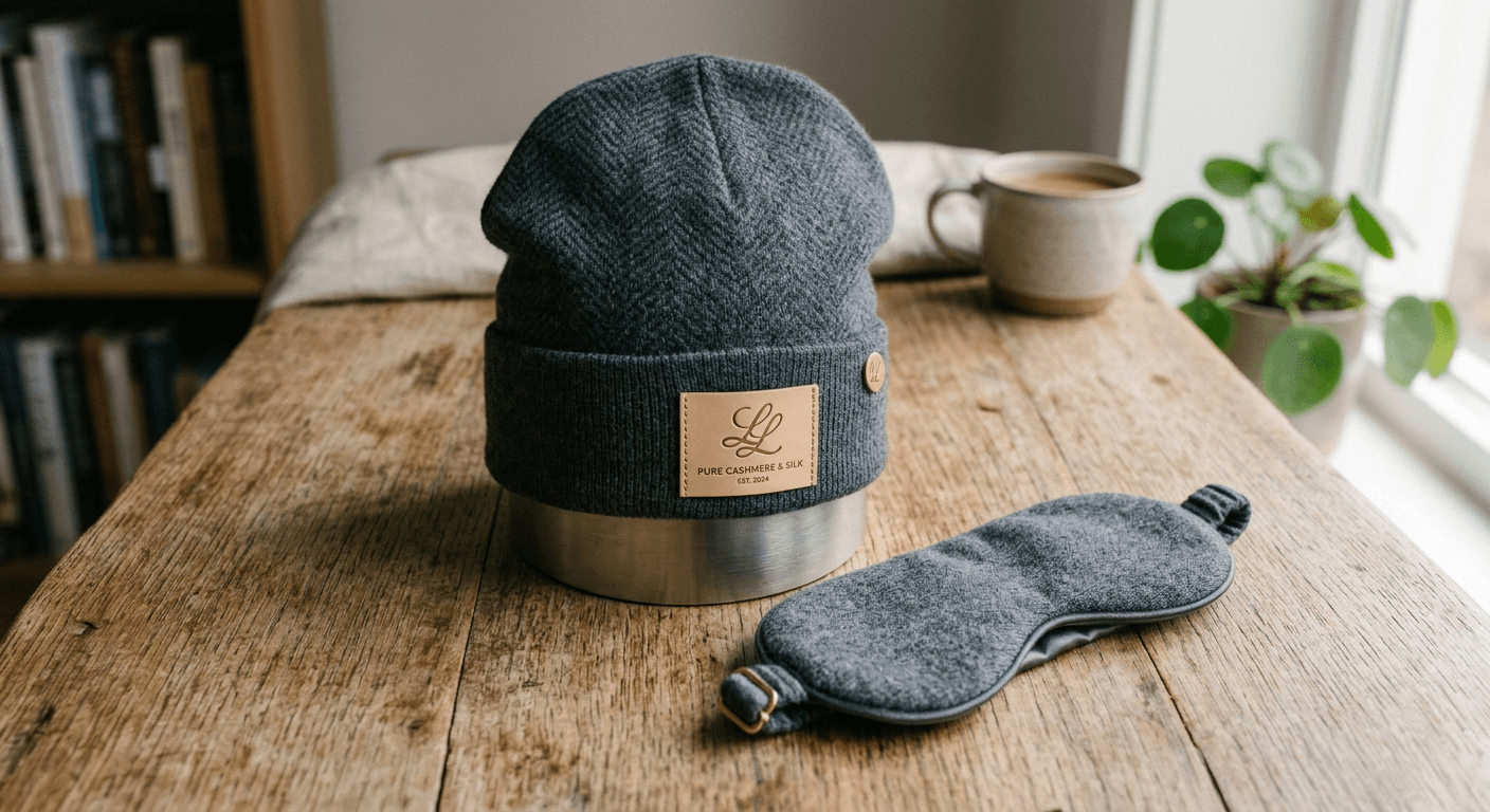 AI Rendered Design a unique loungewear style beanie with AI.