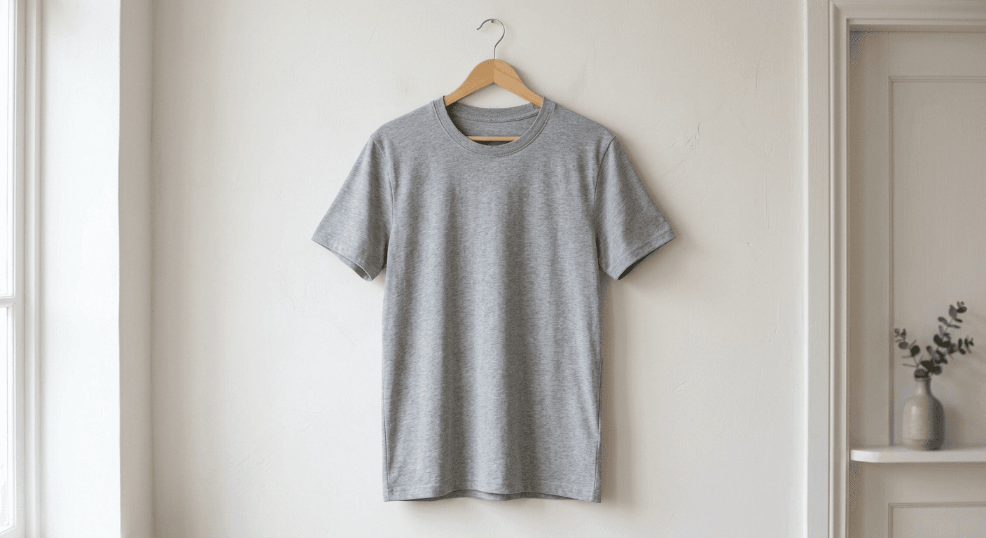 Basic loungewear top concept before AI enhancement