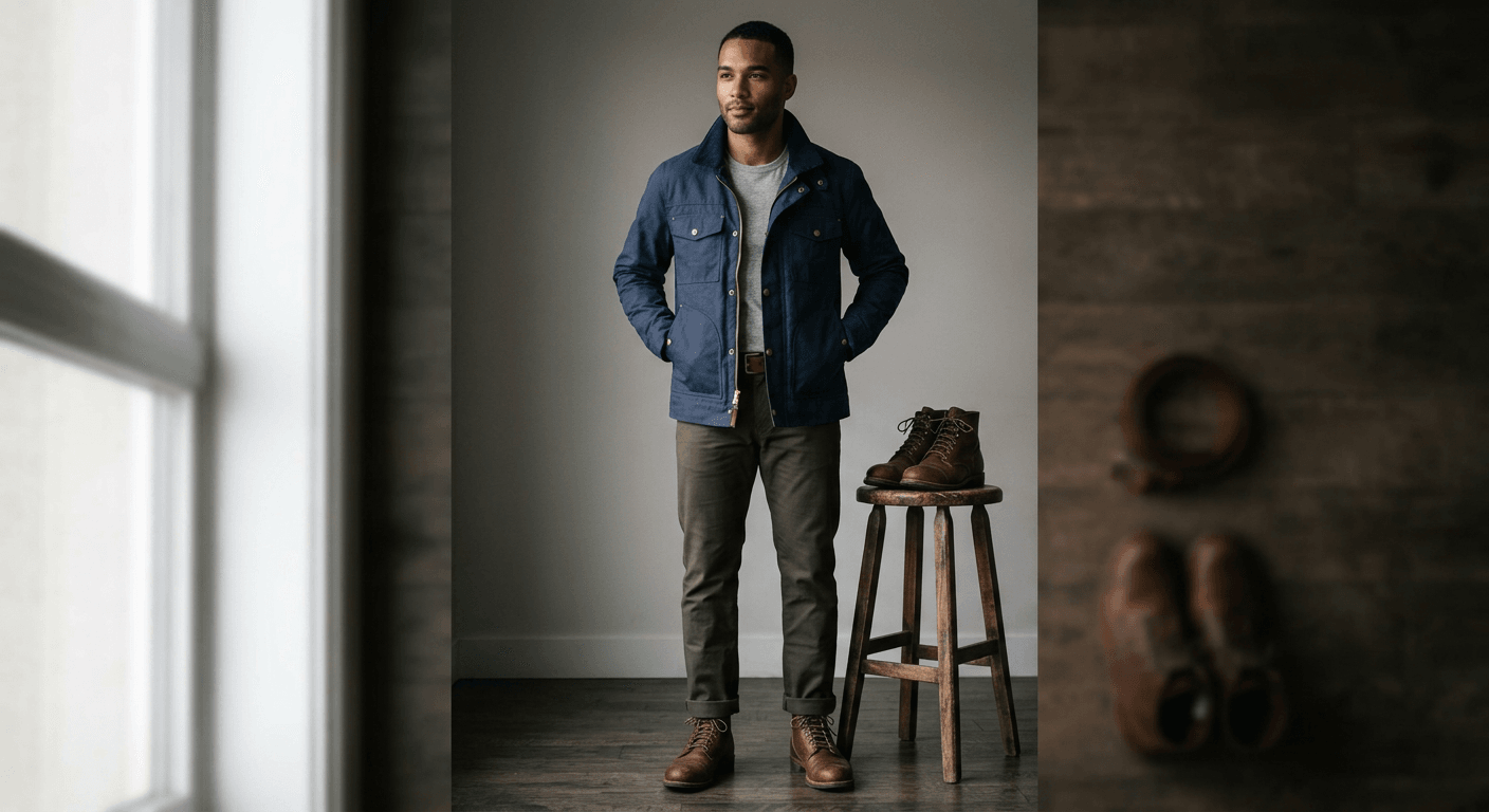 AI Rendered Generate professional male model photos for menswear listings. Diverse looks, natural poses, and studio quality.