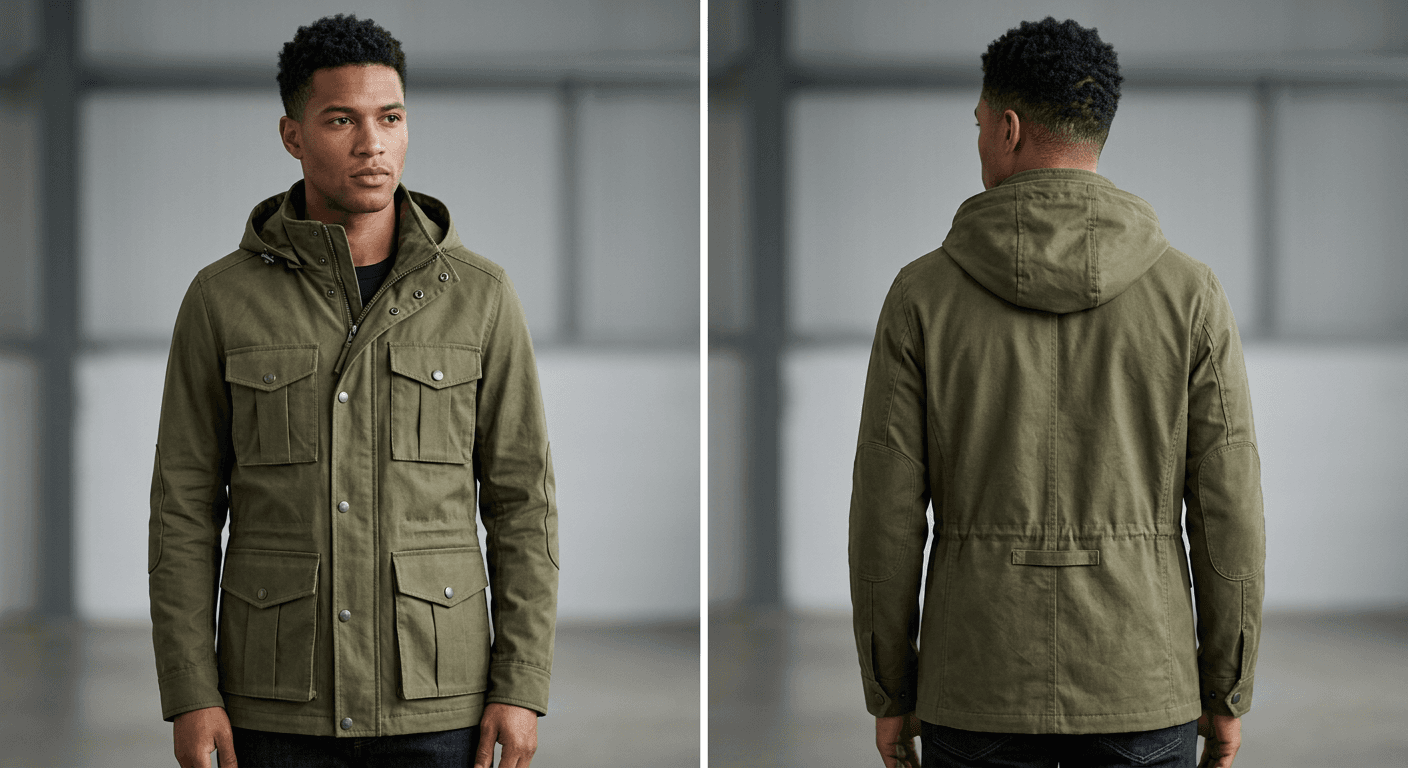 AI Rendered Convert menswear design sketches to photorealistic images. Suits, casual wear, and everything in between.