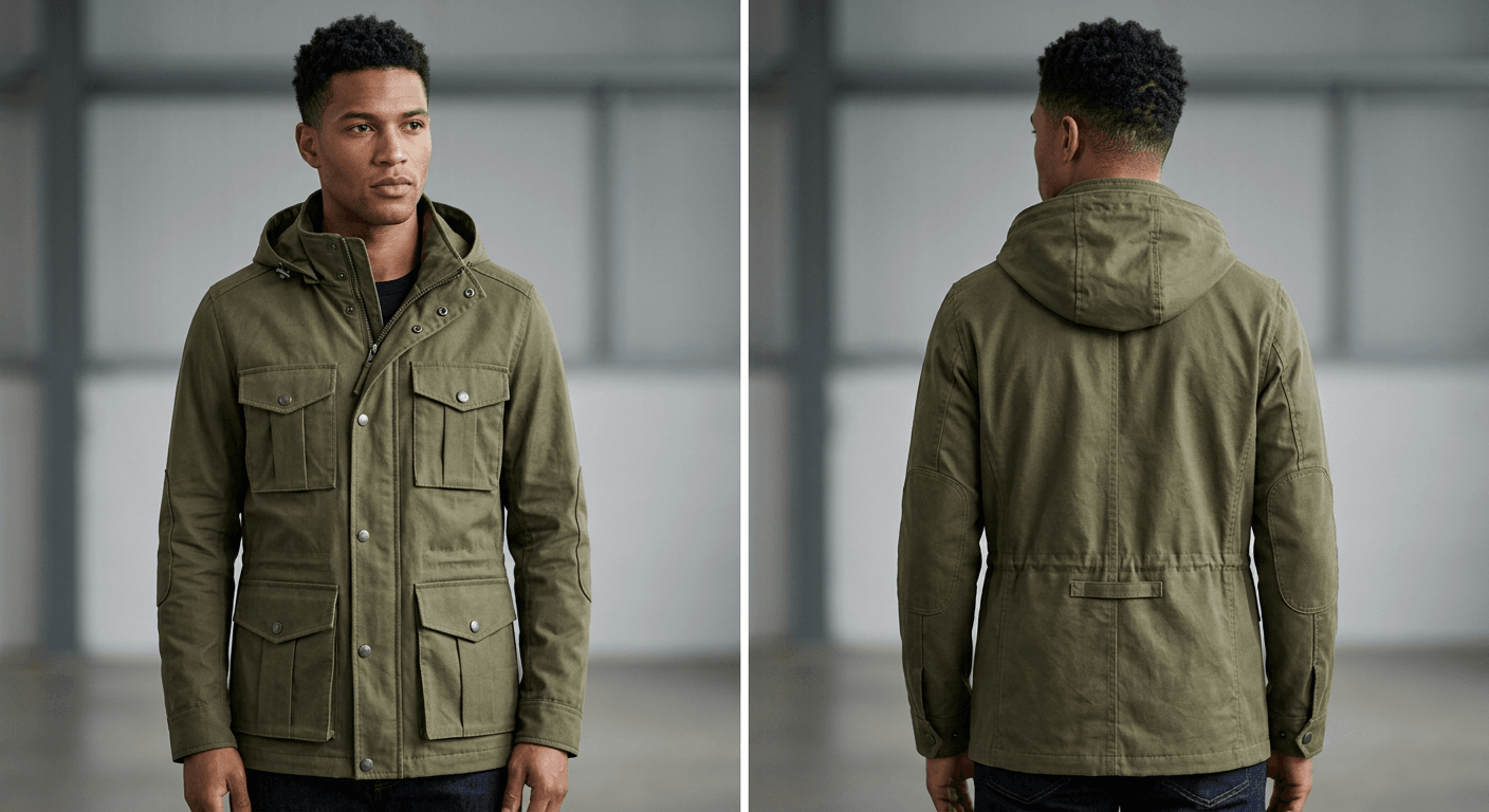 AI Rendered Convert menswear design sketches to photorealistic images. Suits, casual wear, and everything in between.