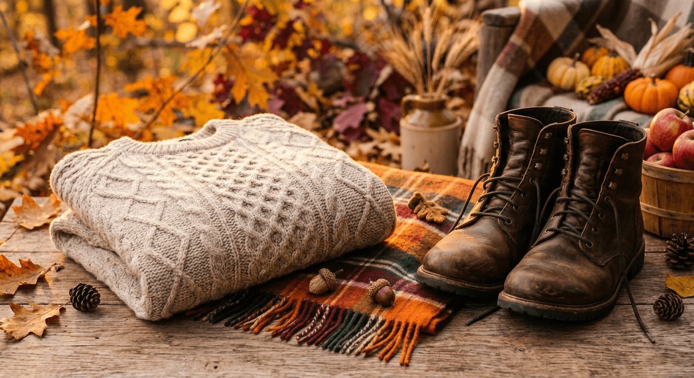 AI Rendered Create cozy autumn-themed product photos. Fall foliage, warm tones, and seasonal charm for your listings.