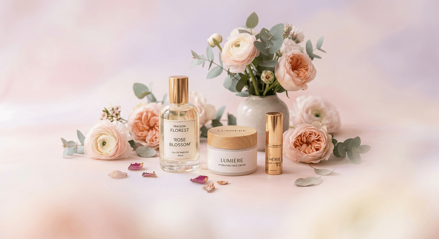 AI Rendered Create dreamy pastel-colored backgrounds for products. Soft pinks, lavenders, and mints for a feminine brand aesthetic.