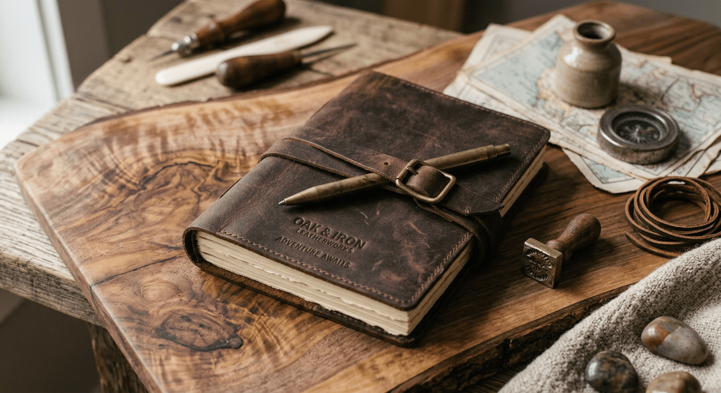 AI Rendered Display products on beautiful wooden surfaces. Rustic tables, cutting boards, and artisanal settings.