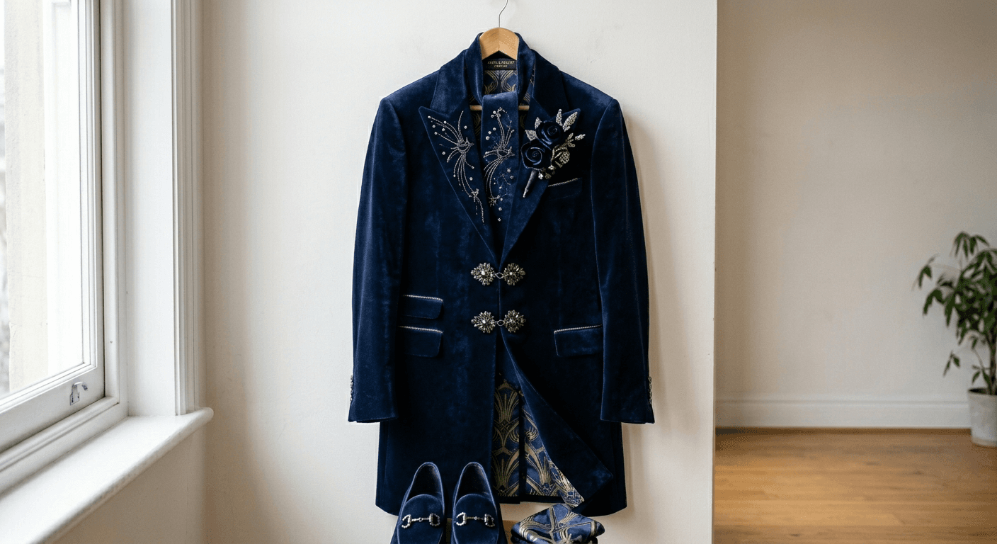 AI Rendered Design a unique prom style coat with AI.