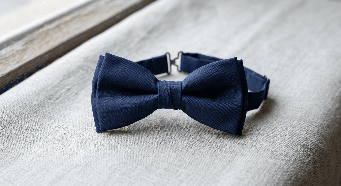 Initial sketch of a punk style bow tie before AI generation