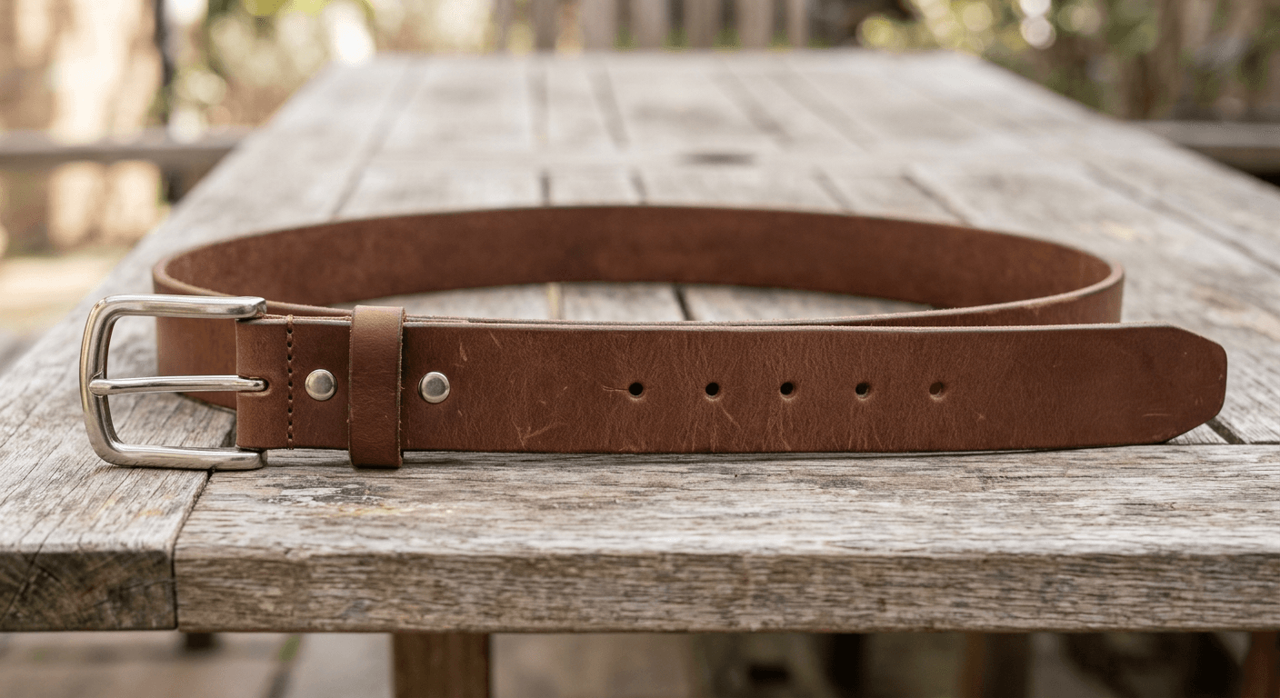Original Design a unique retro style belt with AI.