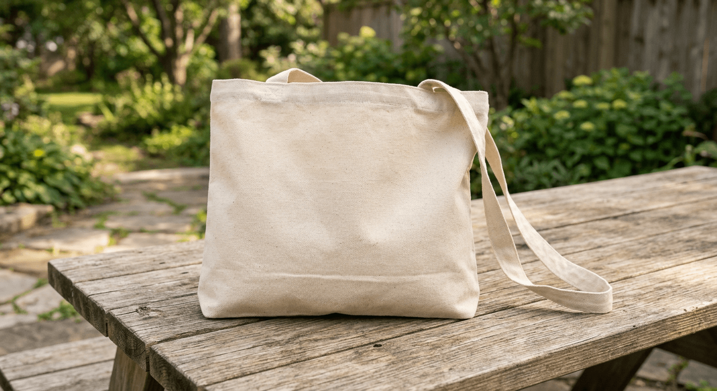 Initial sketch and wireframe of a running style bag before AI processing