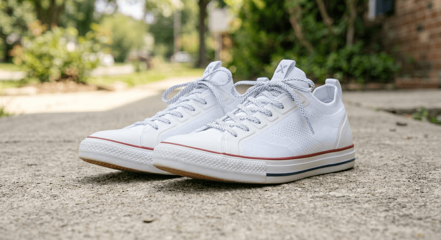 AI Rendered Visualize shoes designs made of spandex fabric.