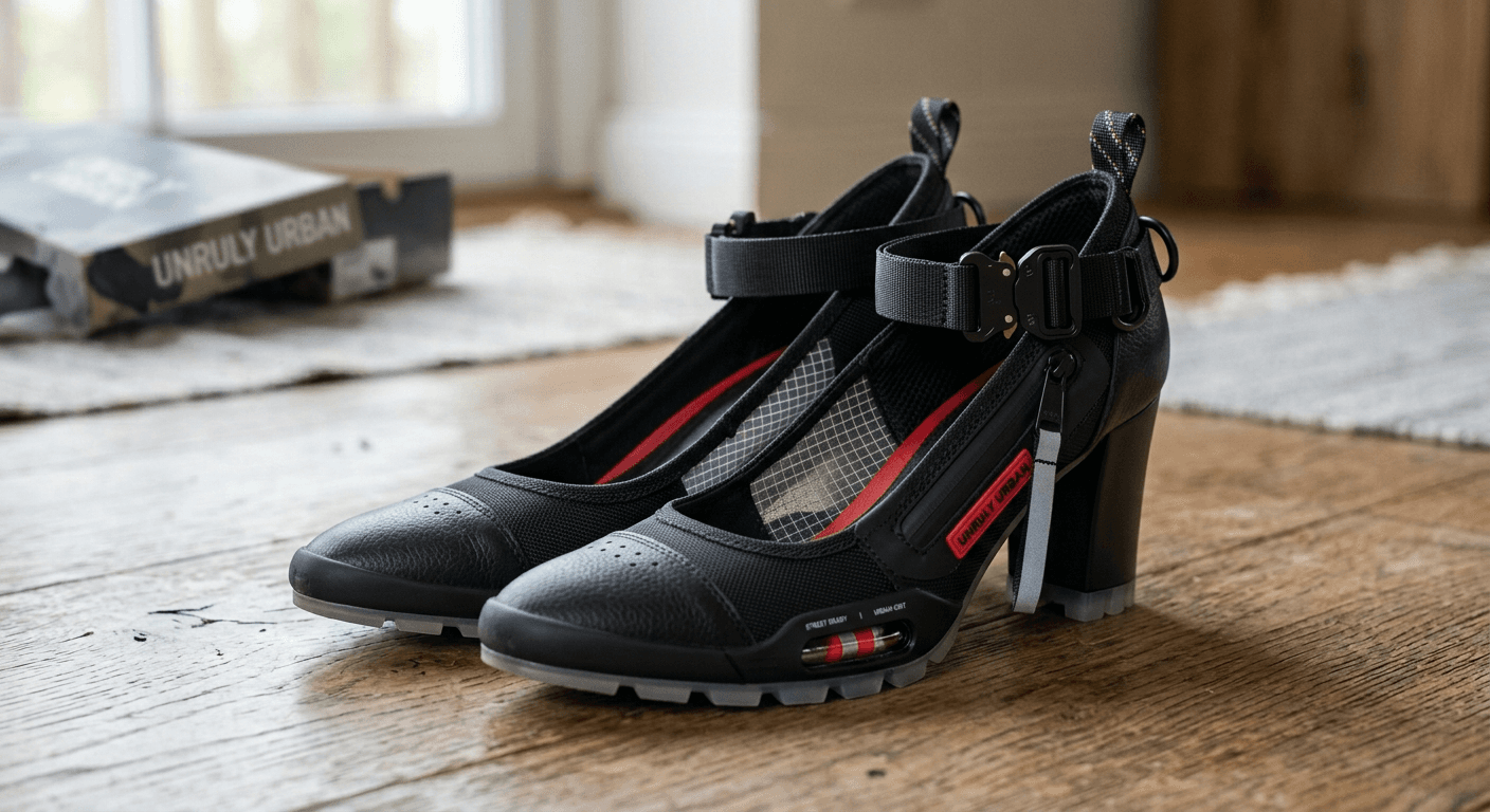 AI Rendered Design a unique streetwear style heels with AI.
