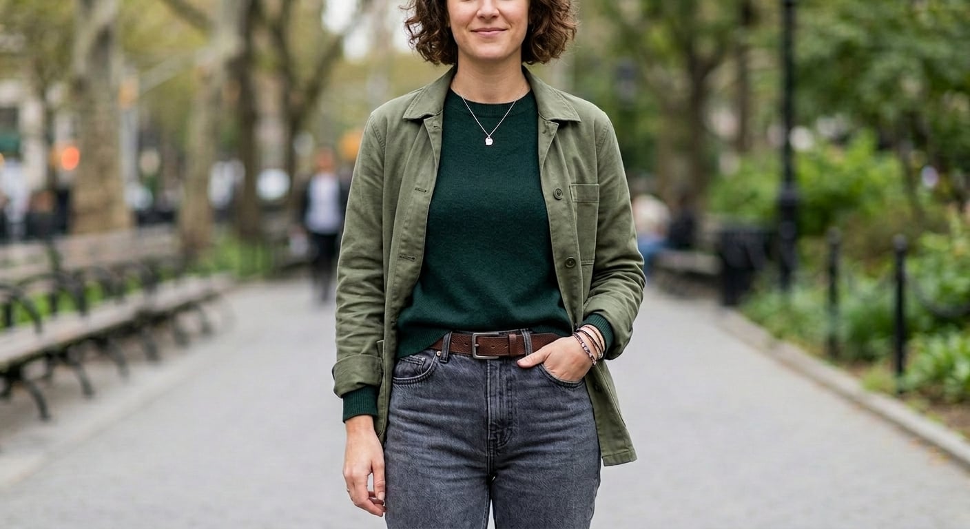 AI Rendered See how different belt styles transform your outfit. From thin leather to statement belts on your actual body.