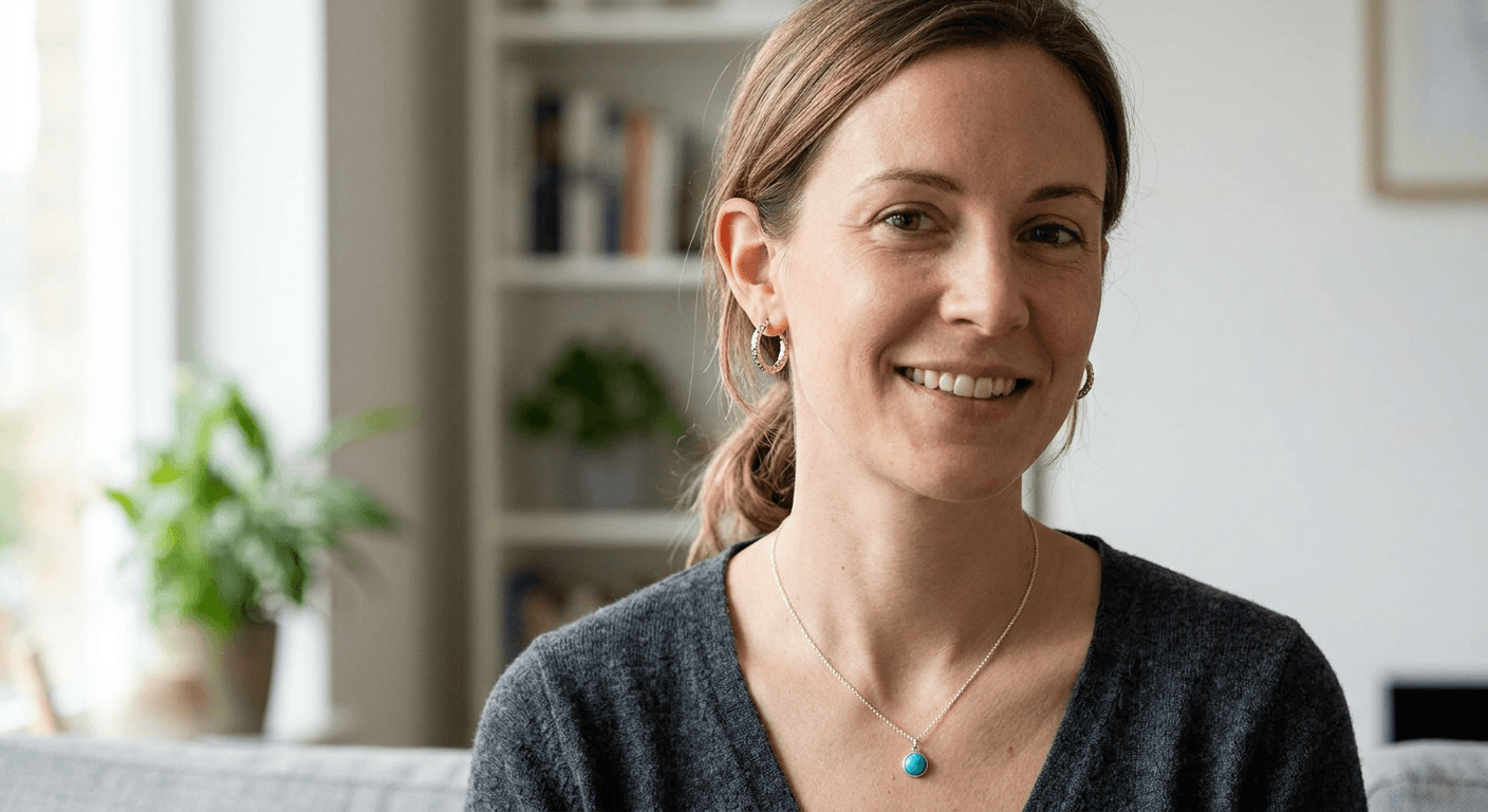 A base portrait of a model before trying on virtual jewelry at 4fashionai.com