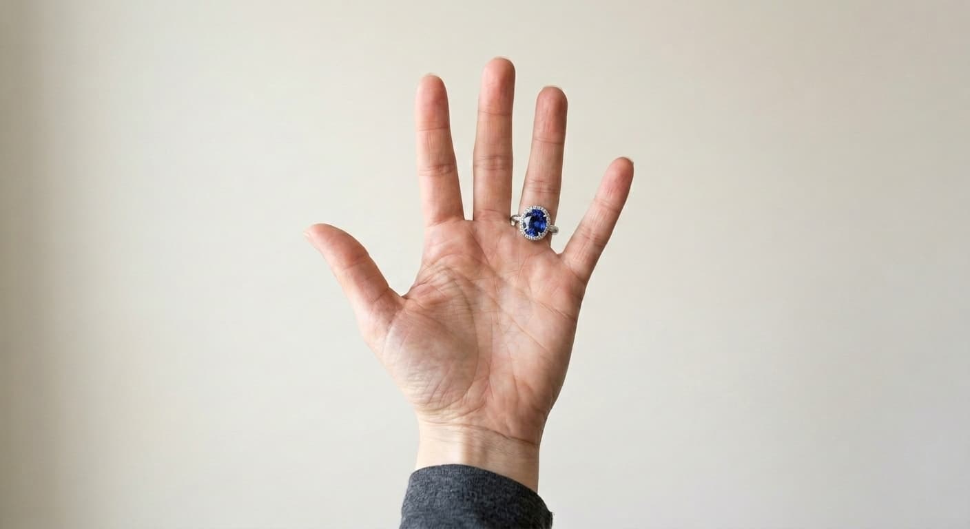 AI Rendered See how rings look on your finger before buying. Engagement rings, wedding bands, and fashion rings.