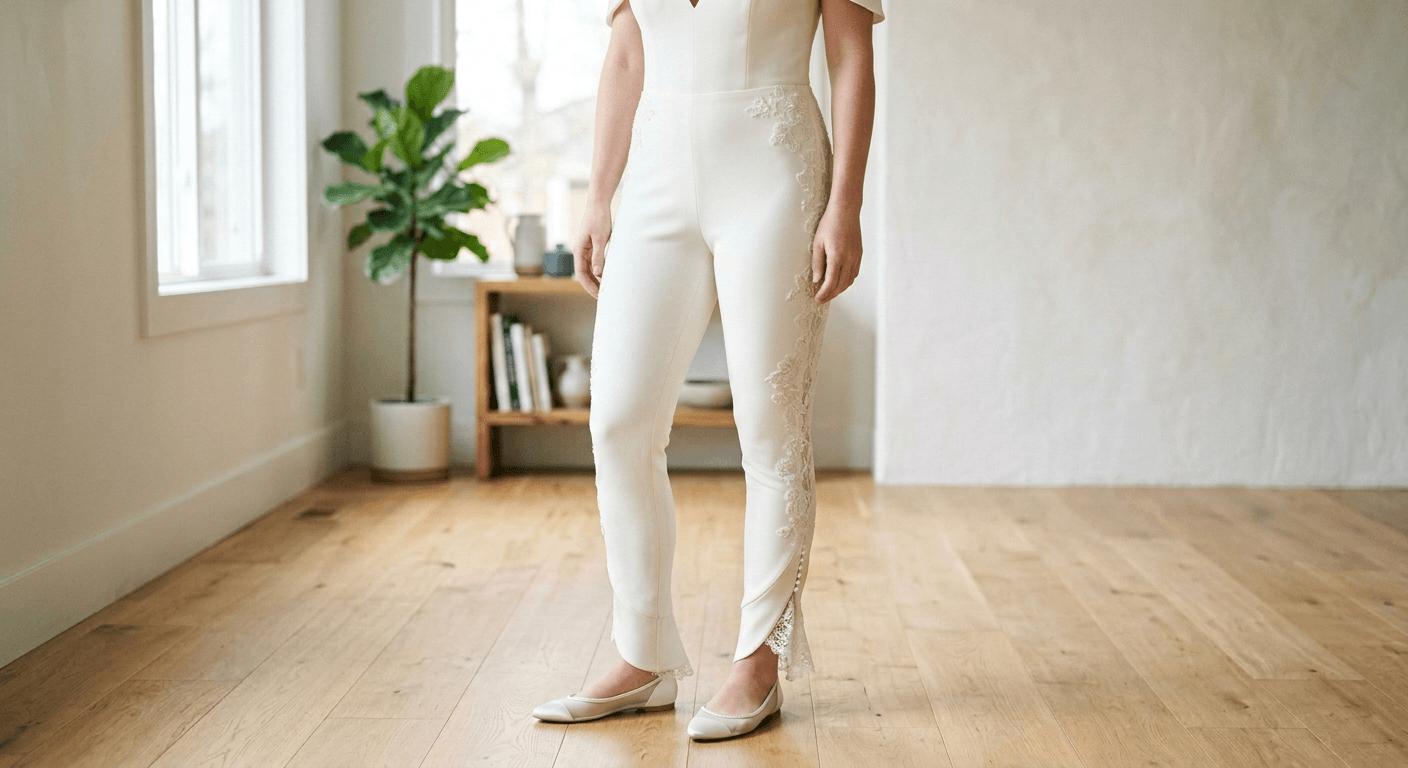 AI Rendered Design a unique wedding style leggings with AI.