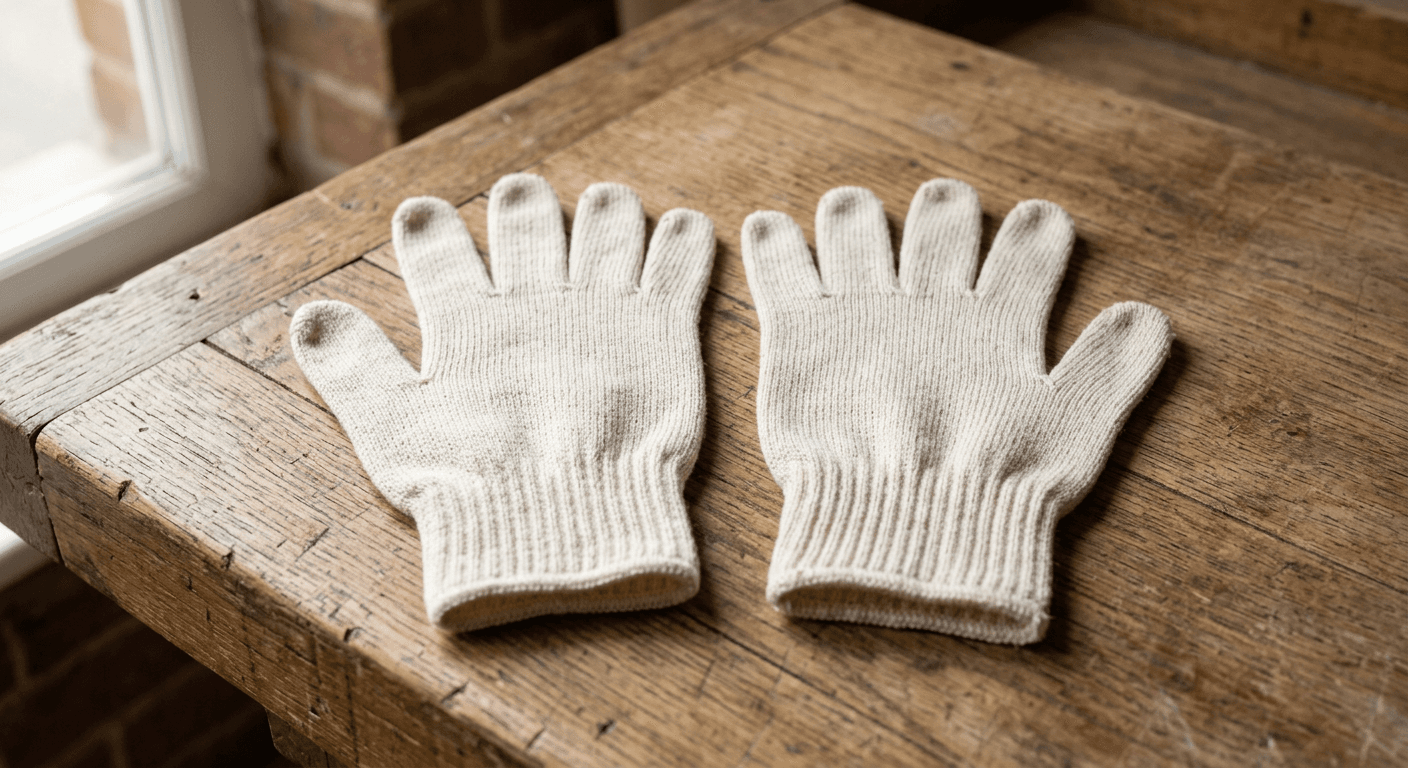 Original Design a unique yoga style gloves with AI.
